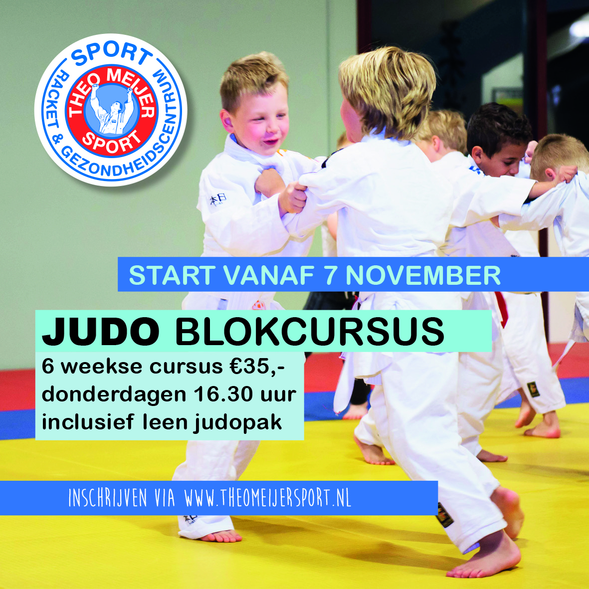 JUDO blokcursus 6 lessen